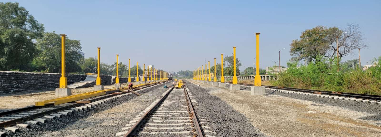 Steel girder fabrication workshop